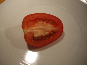 Don't scrape out the jelly in the tomatoes!
